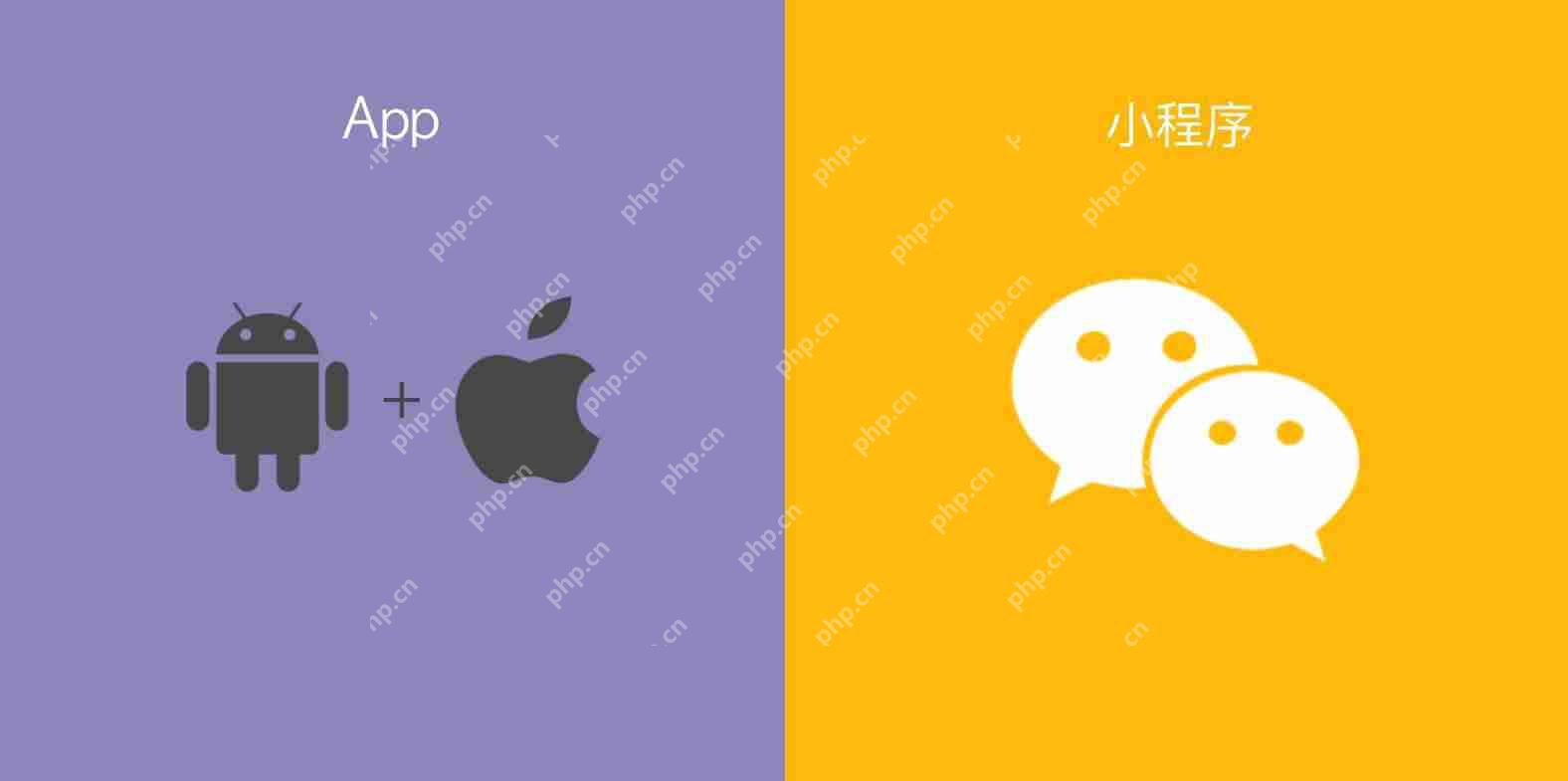 APP与小程序的区别？这12张图让你快速了解