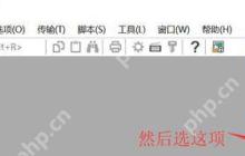 使用SecureCRT怎么设置成中文-securecrt使用教程