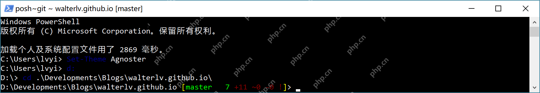 将美化进行到底,把 PowerShell 做成 oh-my-zsh 的样子 将美化进行到底,把 PowerShell 做成 oh-my-zsh 的样子