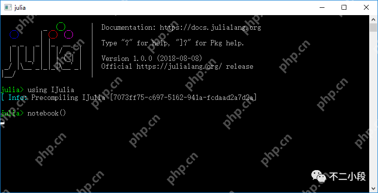 Julia in Jupyter——在Notebook中配置使用Julia语言