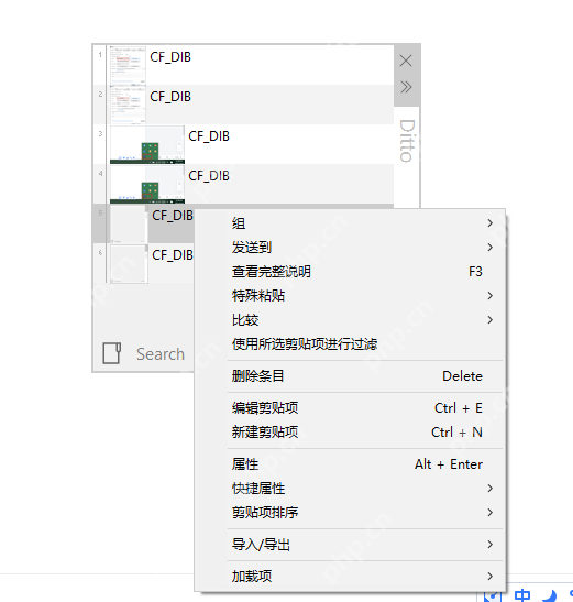 電腦技巧：Ditto剪切板增強工具介紹