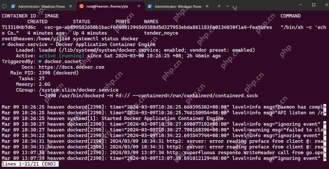 在 Windows WSL Ubuntu 上安裝原生Docker