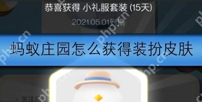 蚂蚁庄园怎么获得装扮皮肤