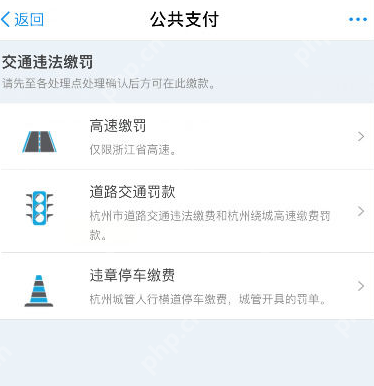 支付宝APP怎么缴纳交通违章罚款？缴纳交通违章罚款的步骤一览