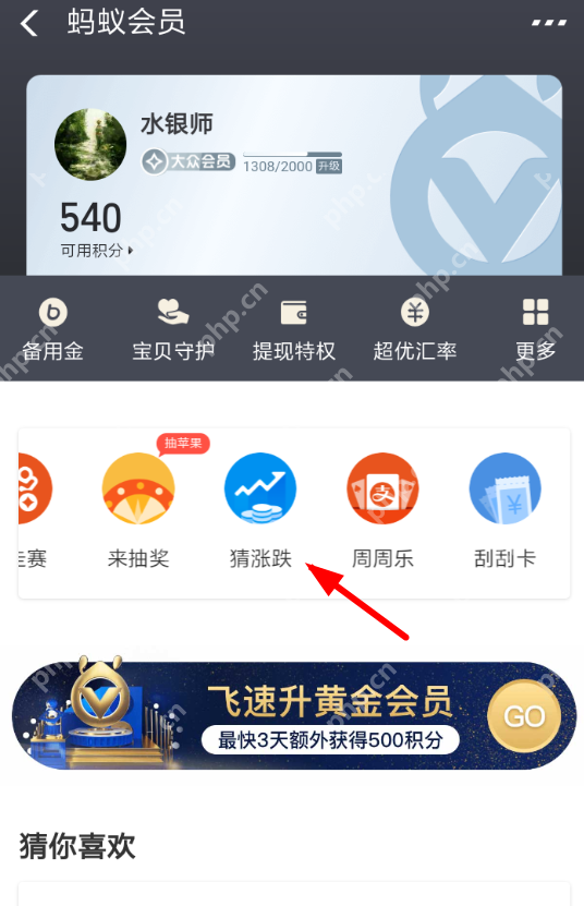 在支付宝里怎么参加猜涨跌活动？参加猜涨跌活动的步骤一览