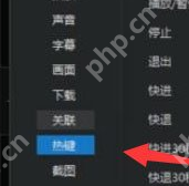 迅雷看看播放器怎么更改默认热键?