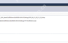 VS2015调试dmp文件方法