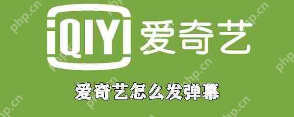 爱奇艺怎么发弹幕?弹幕发布流程介绍