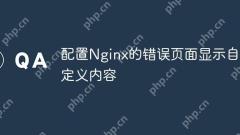 Configure Nginx's error page to display custom content