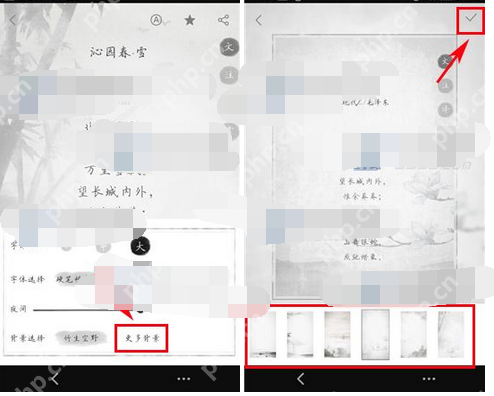 设置背景的流程说明古诗词典app怎么设置背景？