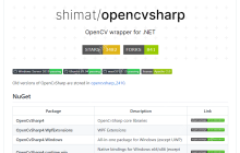 OpenCVSharp学习笔记（一）介绍与环境安装