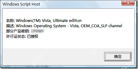 通過幾種方式來查看windows vista的激活狀態(tài)