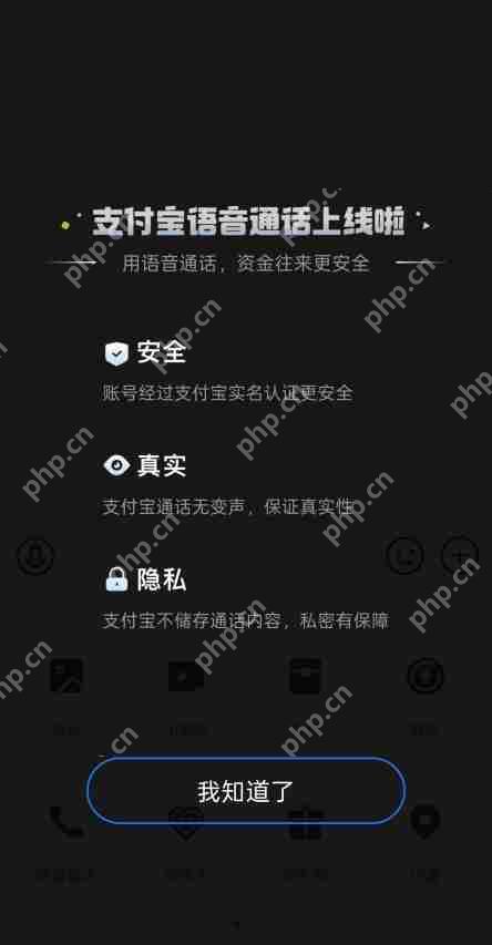 支付宝上线语音通话功能！无变声！显示真实姓名！