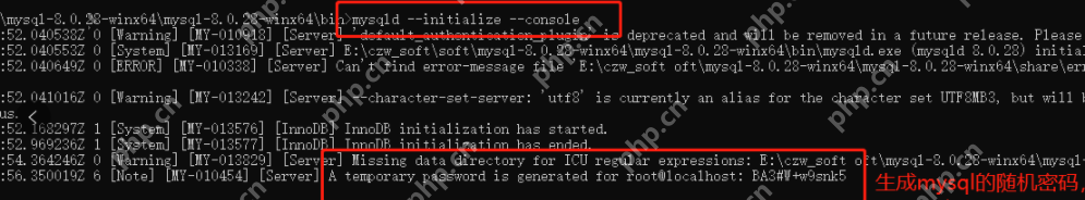 windows安裝MYSQL windows安裝MYSQL