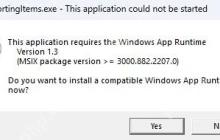 Fixing Missing Windows App Runtime Environment Prompt for Unpackaged WinUI 3 Applications