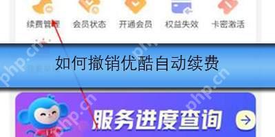 如何撤销优酷自动续费