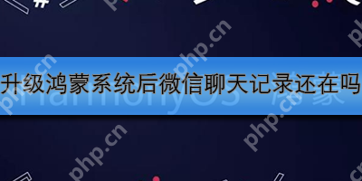 升级鸿蒙系统后微信聊天记录还在吗