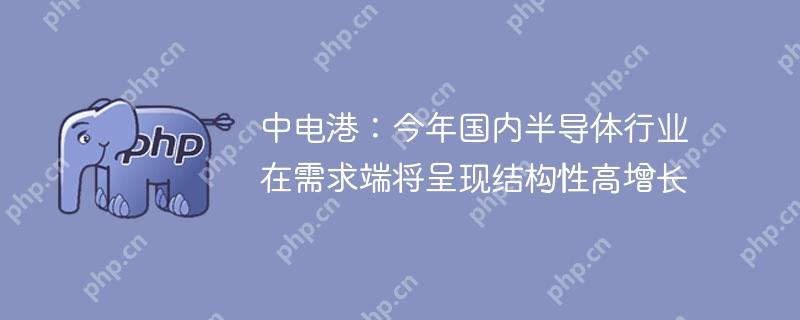 中电港：今年国内半导体行业在需求端将呈现结构性高增长