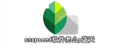 snapseed软件如何p蓝天_snapseed软件蓝天制作流程介绍