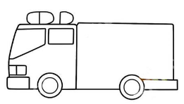 QQ画图红包怎么画消防车 QQ画图红包消防车画法一览 