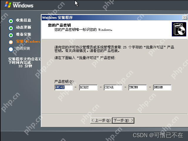 安裝 Windows Server 2003