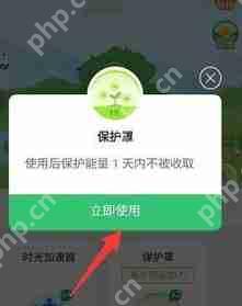 蚂蚁森林怎么不让别人偷能量