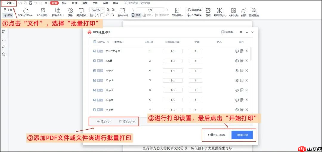 如何批量打印pdf文件？教你4种打印方法！
