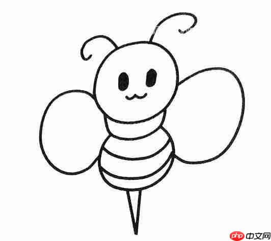 QQ画图红包怎么画蜜蜂 QQ画图红包蜜蜂画法一览 