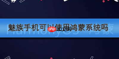 魅族手机可以使用鸿蒙系统吗
