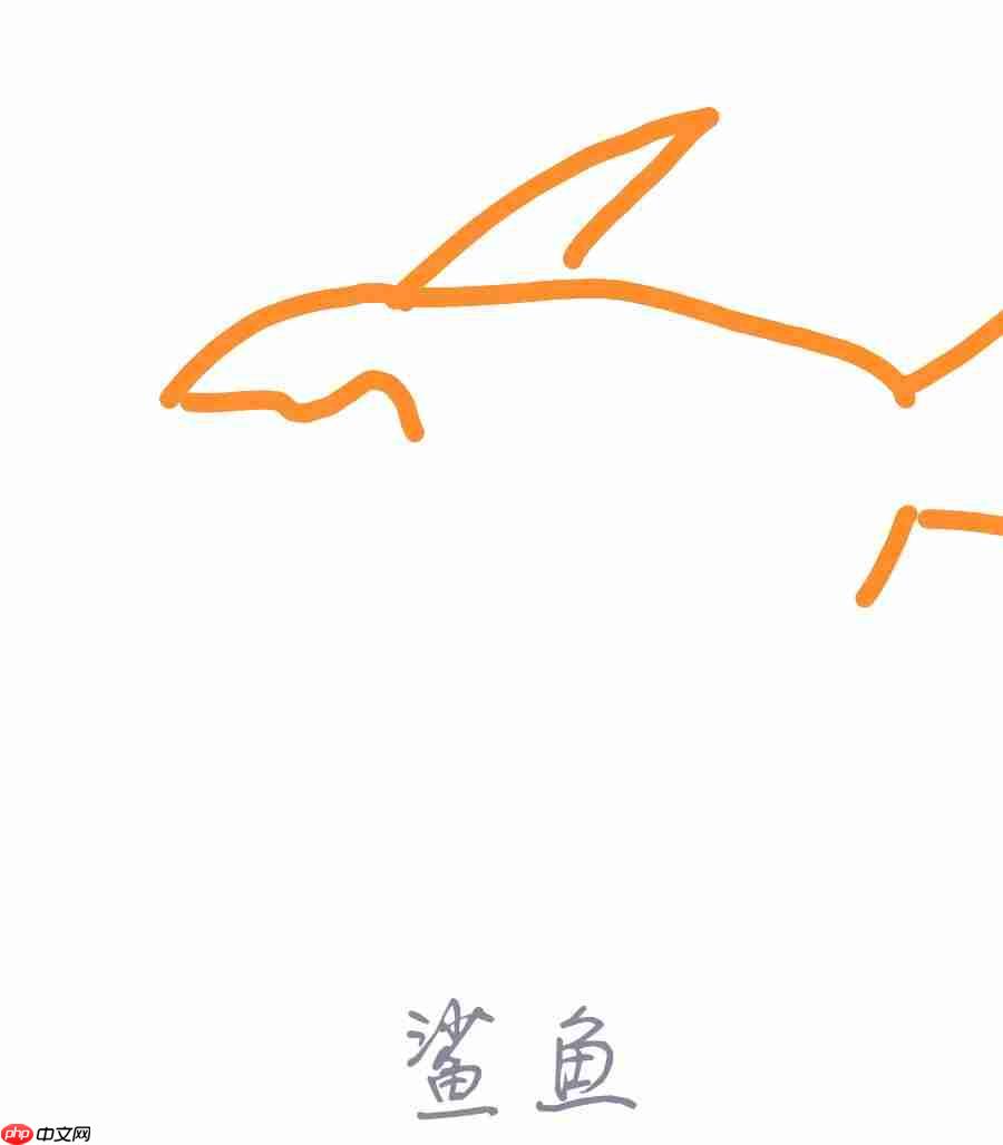 QQ画图红包怎么画鲨鱼 QQ画图红包鲨鱼画法一览 