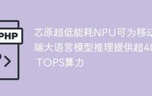 芯原超低能耗NPU可为移动端大语言模型推理提供超40 TOPS算力