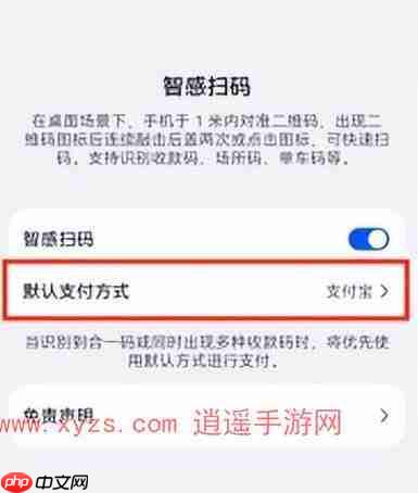 华为扫码自动弹出支付码怎么设置