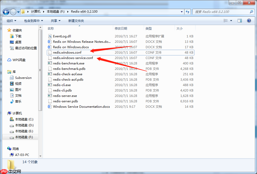 windows下配置redis