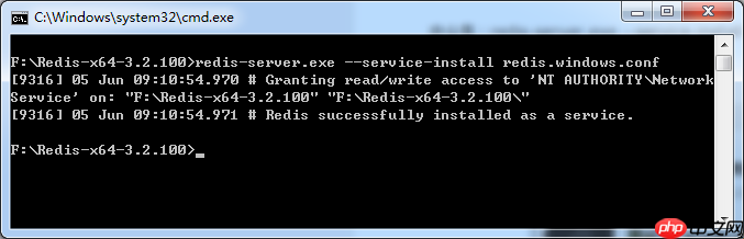 windows下配置redis