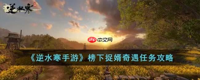 逆水寒手游榜下捉婿奇遇怎么完成