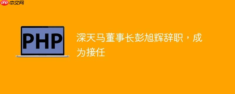 深天马董事长彭旭辉辞职，成为接任