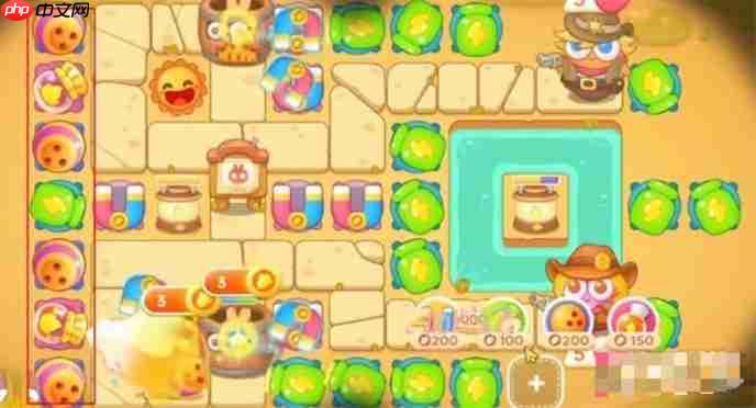 保卫萝卜4波仔很忙第43关怎么过-波仔很忙第四十三关通关攻略