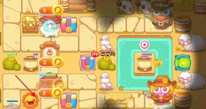 保卫萝卜4波仔很忙第43关怎么过-波仔很忙第四十三关通关攻略