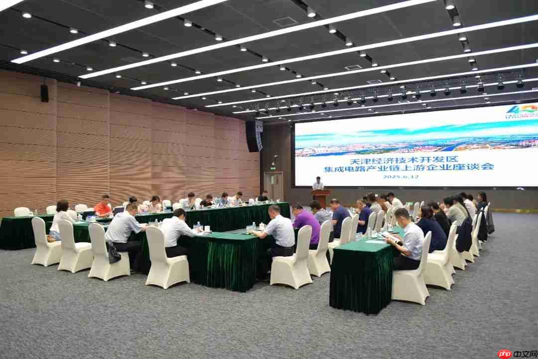 天津经开区举行集成电路产业链上游企业座谈会