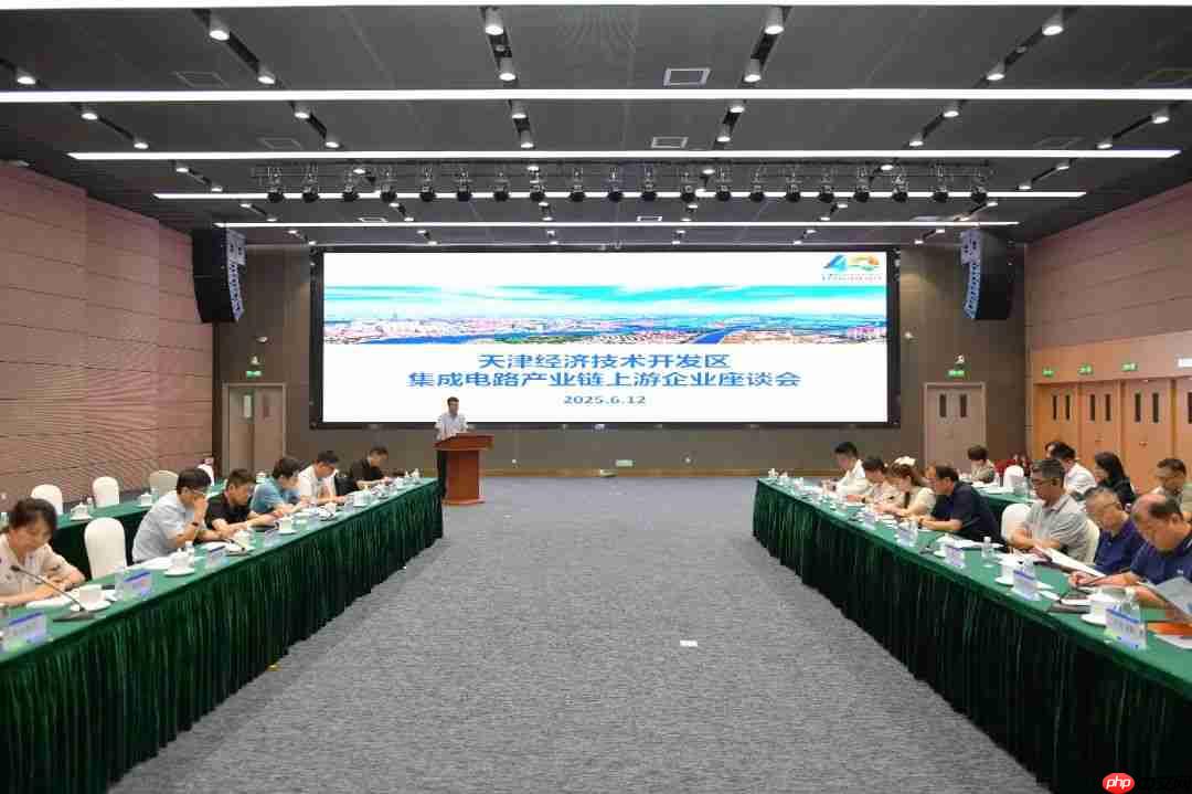 天津经开区举行集成电路产业链上游企业座谈会