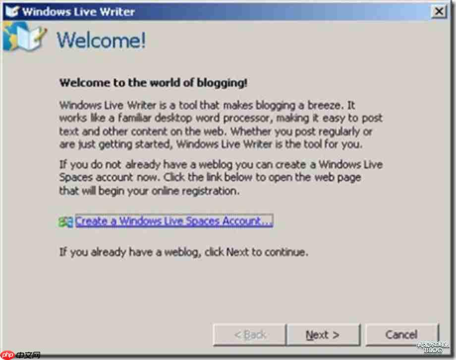 Windows Live Writer 安装和简单配置