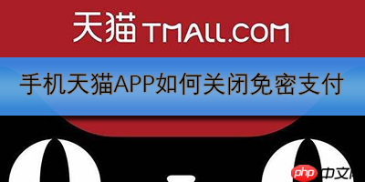 手机天猫APP如何关闭免密支付