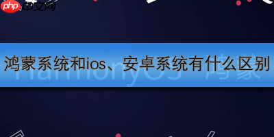 鸿蒙系统和ios、安卓系统有什么区别