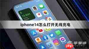 苹果14pro无线充电开启不了怎么办