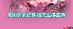 美图秀秀证件照如何换底色_美图秀秀证件照底色更换方法介绍