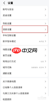 高德地图如何设置自定义语音包