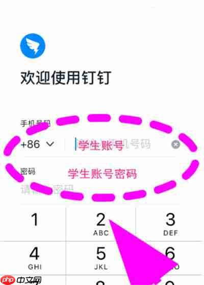 钉钉怎么生成学生账号