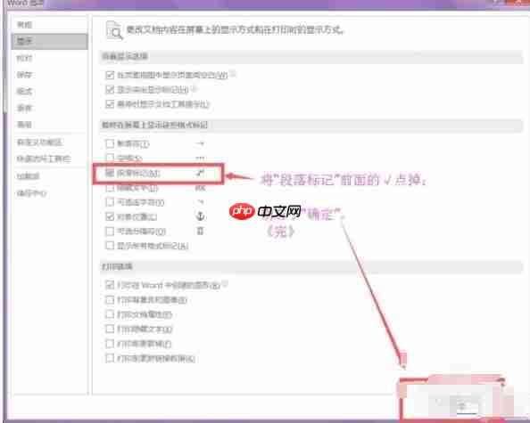 word 2016怎么去掉段落标记-word 2016去掉段落标记的方法