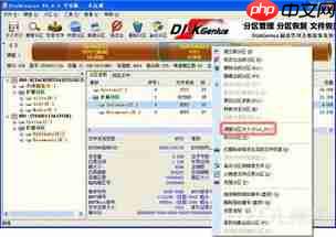 diskgenius如何加密分区