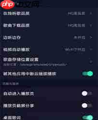 QQ音乐桌面歌词如何设置